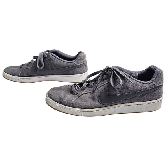 Nike Women's Court Royale Suede Leather Gunsmoke Grey Sneakers Shoes Size 10.5 - Picture 3 of 11